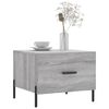 vidaXL Coffee Table Grey Sonoma Engineered Wood, Iron Standard