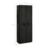vidaXL Shoe Cabinet Black Powder coated tubes, Non-woven fabric Large