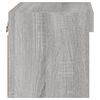 vidaXL Bedside Cabinet Set of 2 Grey sonoma Engineered wood
