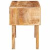 vidaXL End Tables Brown 15.75 x 12.60 x 18.11 in Solid Mango Wood