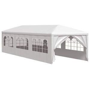 vidaXL Party Tent 10'x30' White