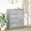 vidaXL Sideboard Concrete Grey Engineered Wood Medium Sideboard