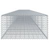 vidaXL Gabion Basket Silver Galvanized Steel Large Heavy Weight Capacity