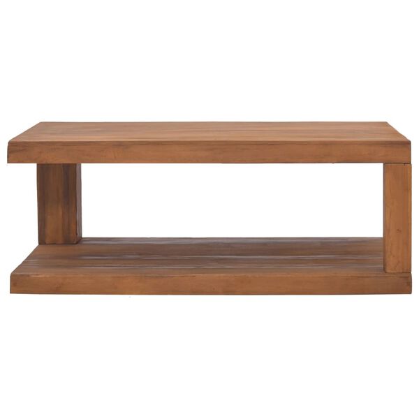 vidaXL Coffee Table Warm wood tone Solid Teak Wood Medium Coffee Table