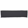 vidaXL Pallet Cushion Set 2 pcs Black 150 x 40 x 8 cm fabric