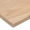 vidaXL Stair Tread Set of 16 Natural oak Solid oak wood 27.6 x 11.8 in