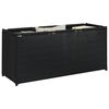 vidaXL Storage Box Black Non-woven fabric, Iron Medium Storage Box