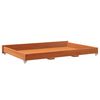 vidaXL Day Bed Drawer Wax brown Solid pine wood Standard Day Bed Drawer