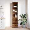vidaXL Highboard Old wood Engineered wood Tall Highboard Rectangular