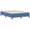 vidaXL Bed Frame Blue 63" x 78.7" Corduroy fabric
