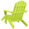 vidaXL Garden Chair Green Solid fir wood Detachable Garden Chair Other