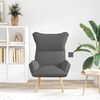 vidaXL Relaxing Chair Dark gray 69 x 74 x 93 cm fabric