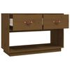 vidaXL TV Cabinet Honey brown Solid pine wood Medium TV Cabinet