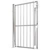 vidaXL Garden Gate 39.4" x 57.1" Stainless Steel