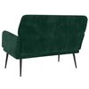 vidaXL Bench Dark Green Velvet (100% polyester), metal, plywood Medium