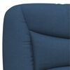 vidaXL Headboard Cushion Blue Fabric (100% polyester) 70.9 in