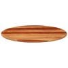 vidaXL Table Top Solid Wood Acacia Round 0.59"-0.63" 27.6"