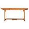 vidaXL Dining Table Various wood shades Solid Acacia Wood