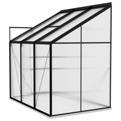 vidaXL Greenhouse Anthracite Aluminum 140.1 ft³