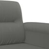 vidaXL Sofa Set Dark grey Microfiber fabric, metal, textilene, plywood
