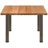 vidaXL Dining Table Light Brown Solid Oak Wood 71.0 x 47.2 x 29.1 in