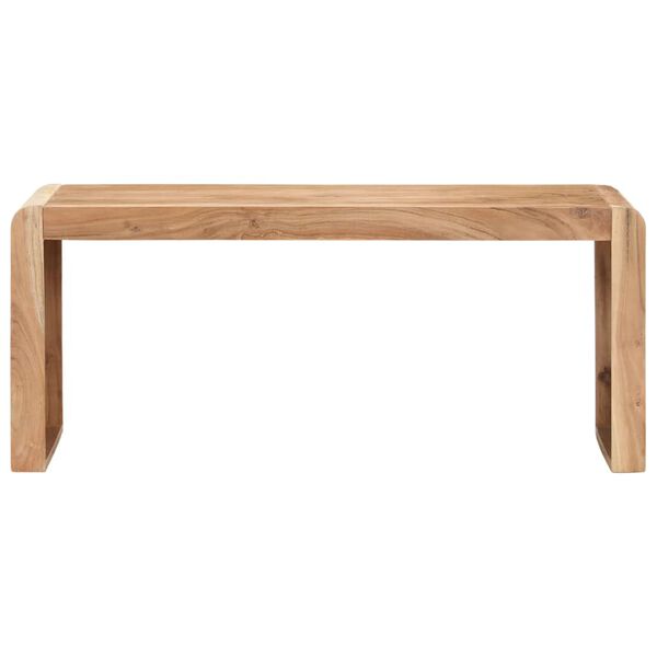 vidaXL Bench Natural Solid Acacia wood Medium Durable Bench
