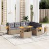 vidaXL Garden Sofa Set Beige