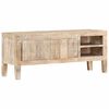 vidaXL TV Stand 43.3"x13.8"x18.1" Solid Wood Mango