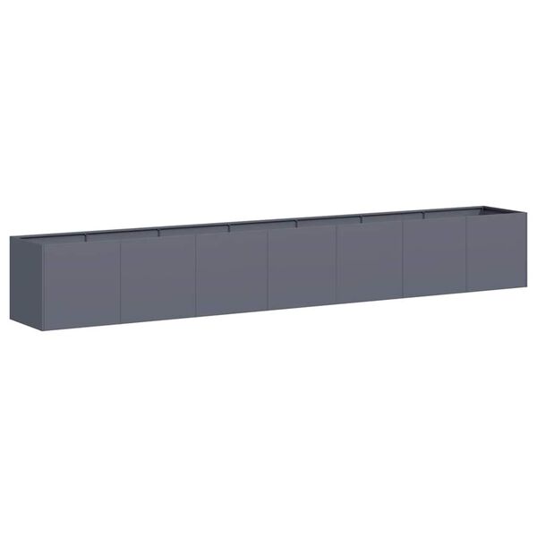vidaXL Planter Anthracite Cold-rolled steel Large Durable Planter