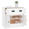 vidaXL Sideboard White Engineered wood Sideboard Rectangular Modern