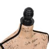 vidaXL Female Mannequin Brown and Black Jute, MDF, Solid Wood, Painted Steel