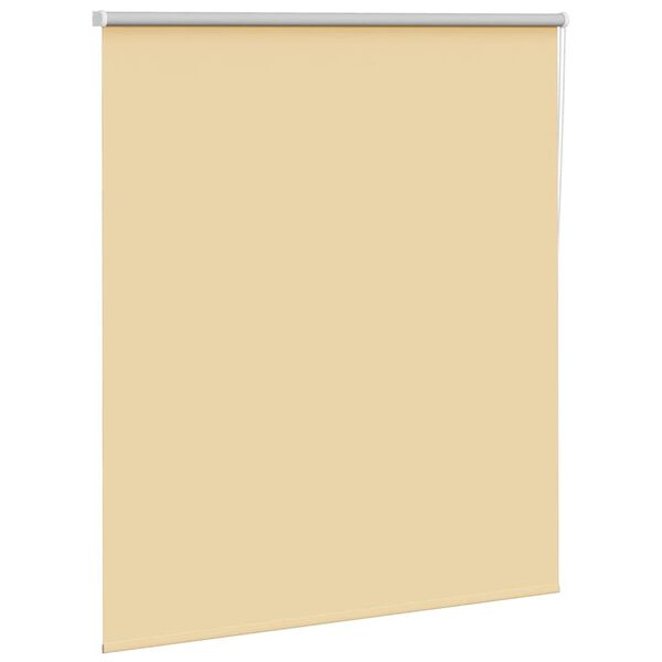 vidaXL Roller Blind Beige Polyester 51.2 x 68.9 in Height-Adjustable