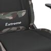 vidaXL Gaming Chair Black and camouflage Polyester, metal, plywood, plastic