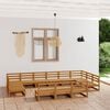 vidaXL Garden Lounge Set Honey brown Solid pine wood Medium Modular