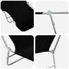vidaXL Sunlounger Set of 2 Black