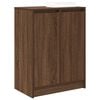 vidaXL Shoe Cabinet Brown Oak Engineered Wood Medium Shoe Cabinet