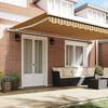 vidaXL Retractable Awning Multicolour 196.85 x 118.11 in