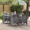 vidaXL Garden Chair 4 pcs Light gray 53 x 49 x 85 cm PP