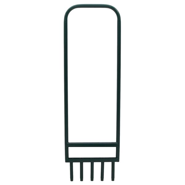 vidaXL Lawn Aerator Green Powder-Coated Steel Heavy-Duty Lawn Aerator