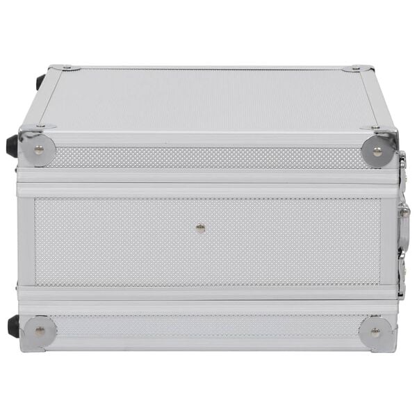 vidaXL Gun Case Aluminum ABS Silver