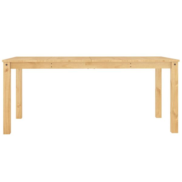 vidaXL Dining Table Solid pine wood 70.9 x 35.4 x 29.5 in Minimalist