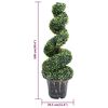 vidaXL Artificial Plant Mixed Green Polyethylene, metal, polypropylene