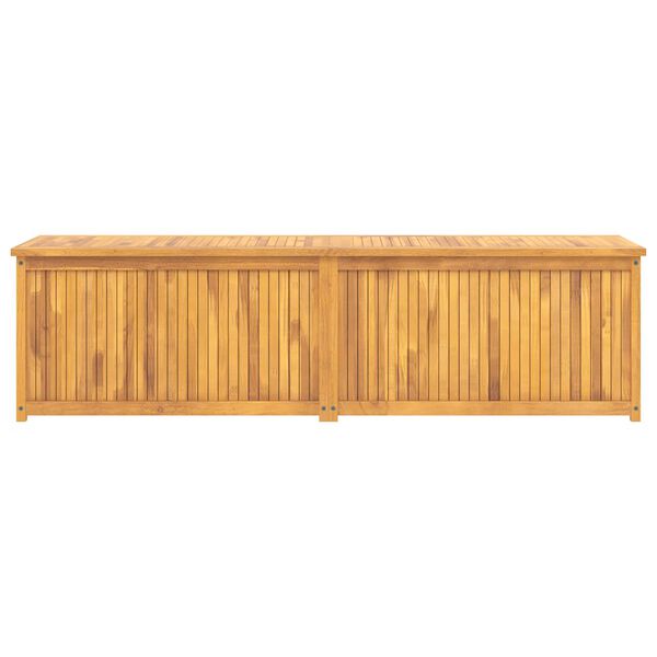 vidaXL Garden Box Natural Wood Solid Teak Wood 78.7x19.7x21.7 in