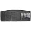 vidaXL Party Tent Anthracite 236.22 x 157.48 x 104.72 in Polyethylene