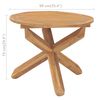 vidaXL Garden Table Teak Fine sanded teak hardwood with water-based finish