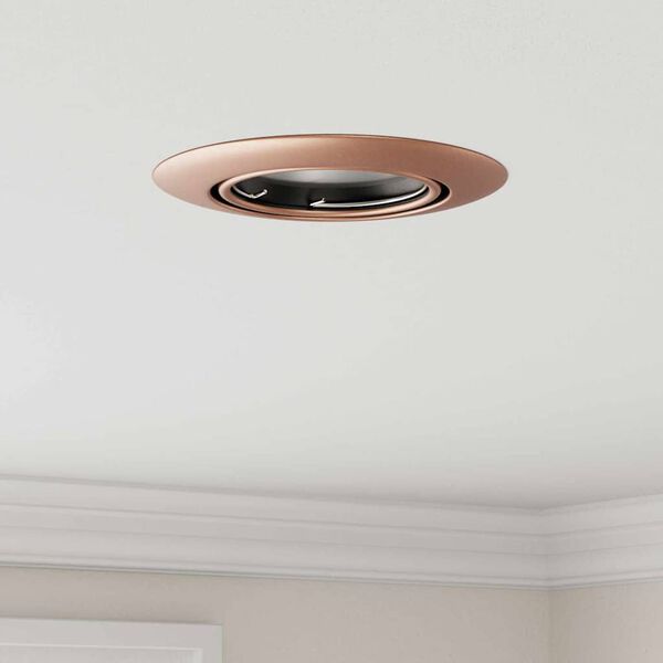 vidaXL Spotlight 12 pcs Copper 9 x 9 x 2.5 cm Metal