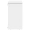 vidaXL Wall Cabinet White Engineered wood Medium Wall Cabinet