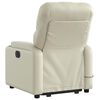 vidaXL Electric Stand Up Massage Recliner Chair Cream