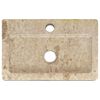 vidaXL Wall-mounted Sink Cream 15"x9.4"x2.6" Marble