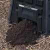 Nature Compost Bin Black Polypropylene Large Foldable Compost Bin
